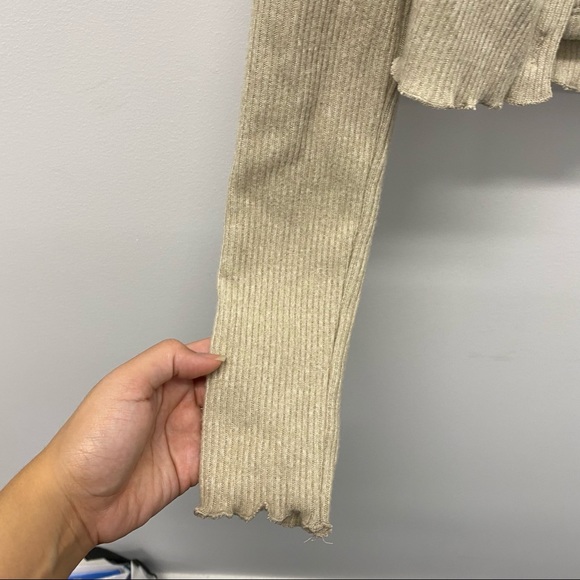 ✨NEW✨ 3-PIECE MATCHING SET, BEIGE, COZY, WIDE LEG PANT - Picture 2 of 14